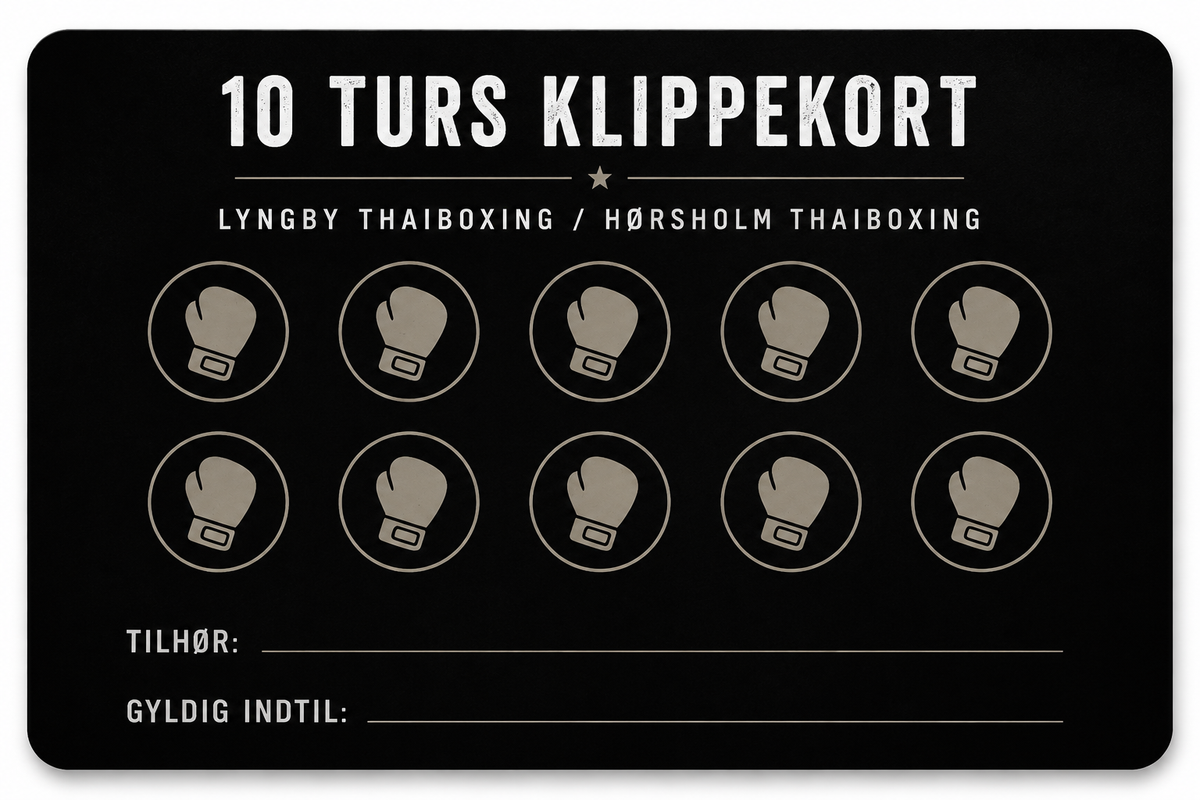 Træningsklippekort